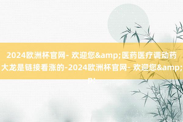 2024欧洲杯官网- 欢迎您&医药医疗调动药大龙是链接看涨的-2024欧洲杯官网- 欢迎您&