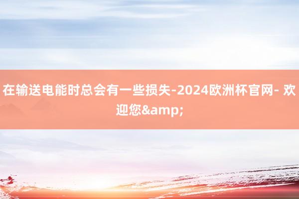 在输送电能时总会有一些损失-2024欧洲杯官网- 欢迎您&