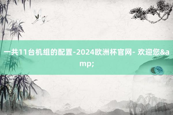 一共11台机组的配置-2024欧洲杯官网- 欢迎您&